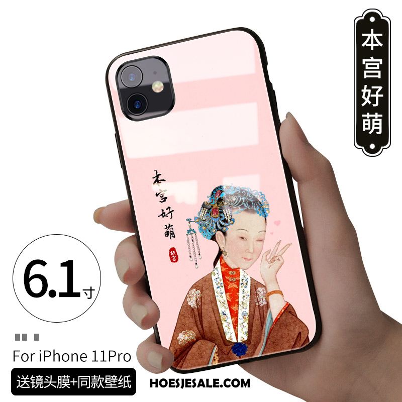 iPhone 11 Pro Hoesje Wind Trendy Merk Chinese Stijl Persoonlijk Lovers Kopen