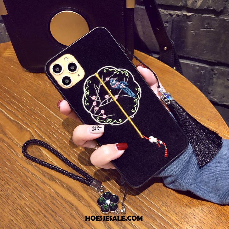 iPhone 11 Pro Max Hoesje Chinese Stijl Rood Mobiele Telefoon Hanger Bescherming Kopen