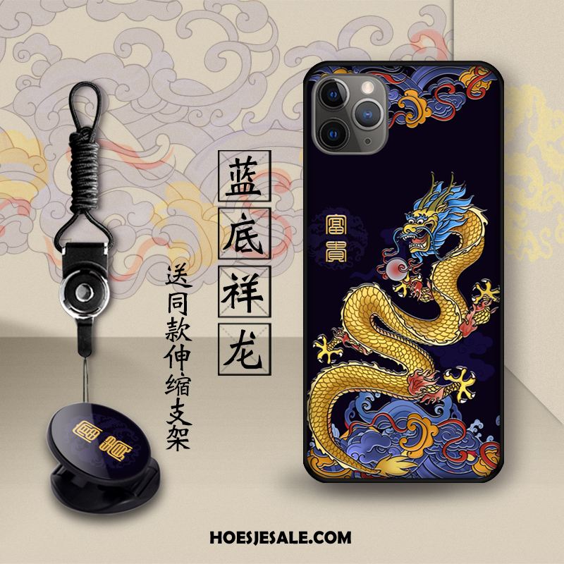 iPhone 11 Pro Max Hoesje Draak Vintage Bescherming Schoonheid Chinese Stijl Kopen