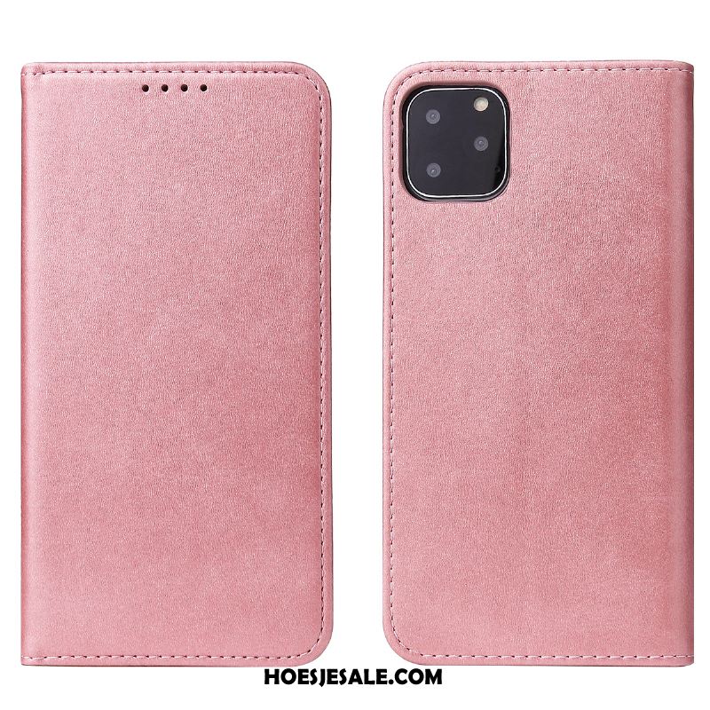 iPhone 11 Pro Max Hoesje Groen Folio Ster Nieuw Leren Etui Goedkoop