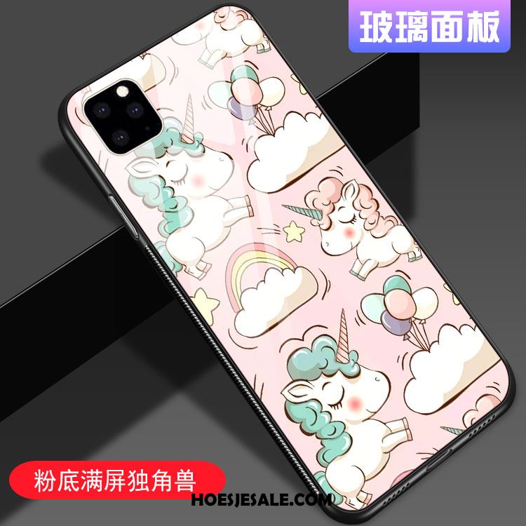 iPhone 11 Pro Max Hoesje Hart Mooie Hoes Spiegel Trendy Merk Winkel