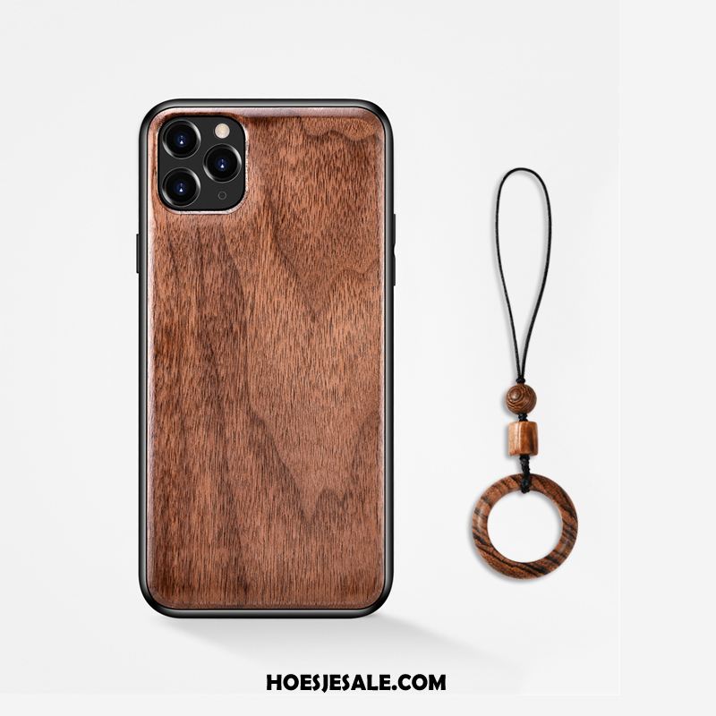 iPhone 11 Pro Max Hoesje Hout All Inclusive Nieuw Mobiele Telefoon Bescherming Korting