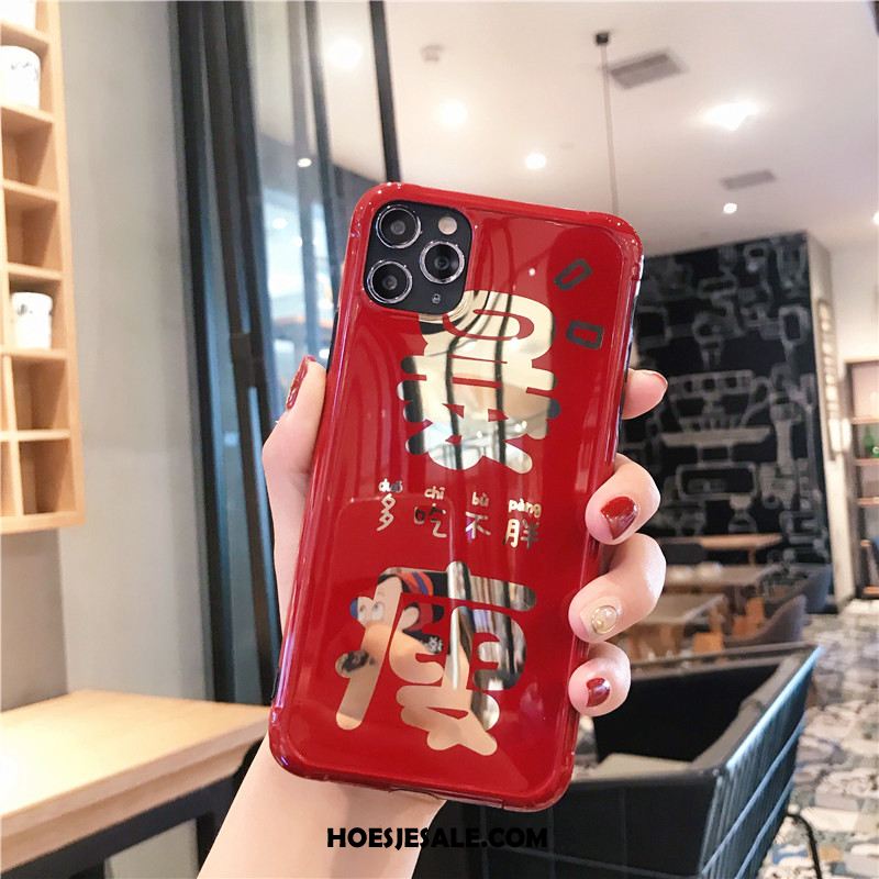 iPhone 11 Pro Max Hoesje Luxe Rood Nieuw Plating Lovers Winkel