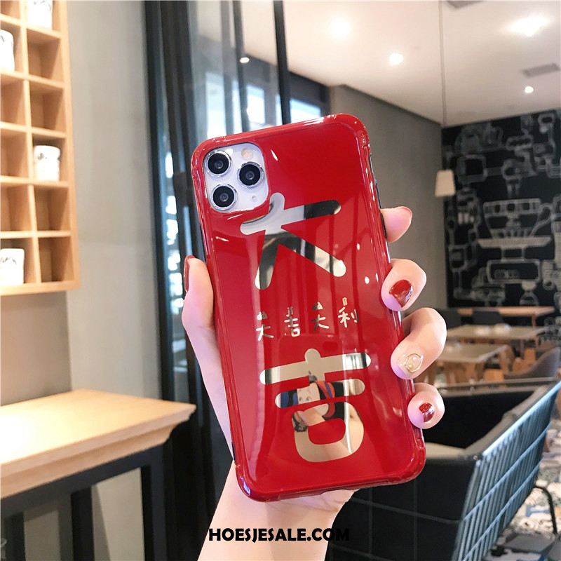 iPhone 11 Pro Max Hoesje Luxe Rood Nieuw Plating Lovers Winkel