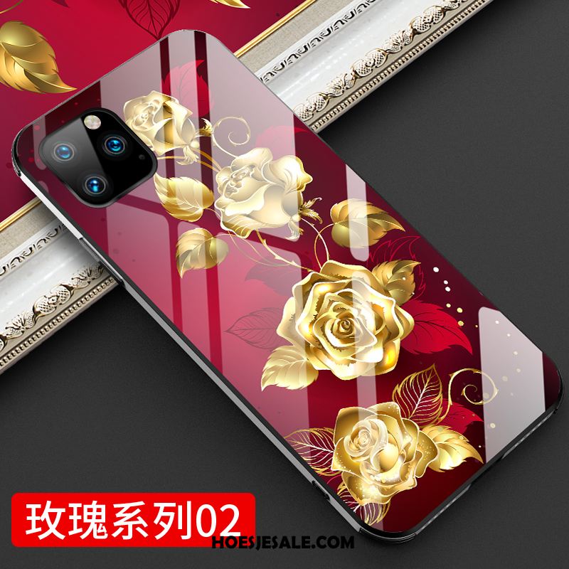 iPhone 11 Pro Max Hoesje Mobiele Telefoon Persoonlijk Trendy Merk Anti-fall Glas Korting