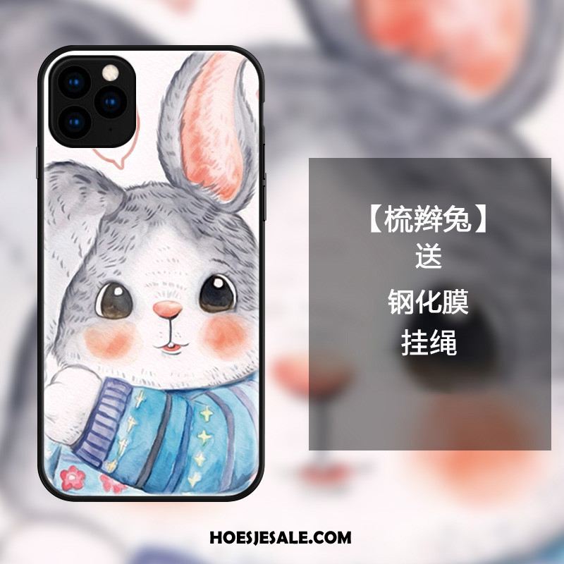 iPhone 11 Pro Max Hoesje Mooie Lovers Bescherming Geel Hoes Kopen