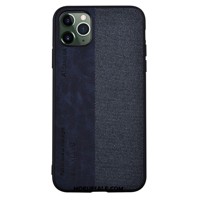 iPhone 11 Pro Max Hoesje Nieuw Anti-fall Hoes Dun Leren Etui Kopen