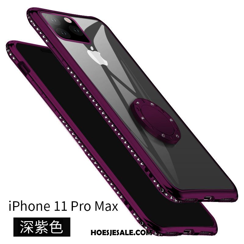 iPhone 11 Pro Max Hoesje Nieuw Zacht Roze Mobiele Telefoon Anti-fall Korting