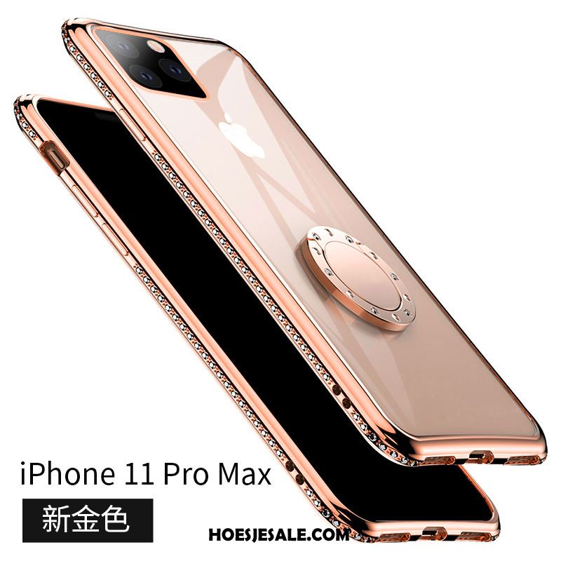 iPhone 11 Pro Max Hoesje Nieuw Zacht Roze Mobiele Telefoon Anti-fall Korting