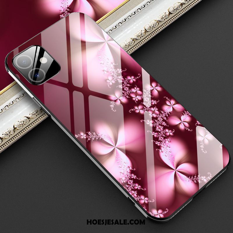 iPhone 12 Hoesje High End Purper Hoes Persoonlijk Anti-fall Goedkoop