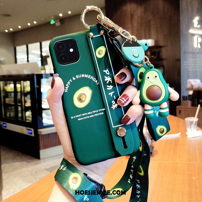 iPhone 12 Hoesje Trendy Merk Groen Zacht Mode Vers Online