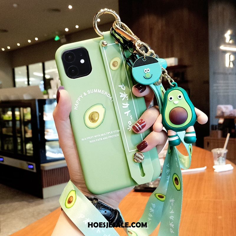 iPhone 12 Hoesje Trendy Merk Groen Zacht Mode Vers Online