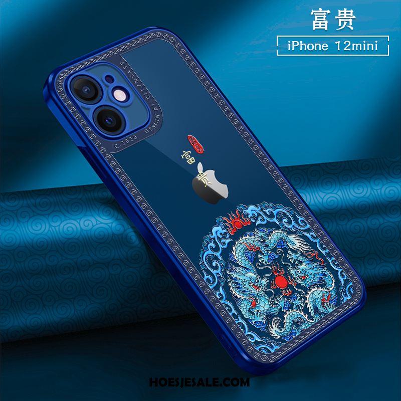 iPhone 12 Mini Hoesje Chinese Stijl Rood All Inclusive Mobiele Telefoon Nieuw Sale