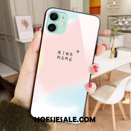 iPhone 12 Mini Hoesje Mode Kunst Roze Eenvoudige Scheppend Goedkoop