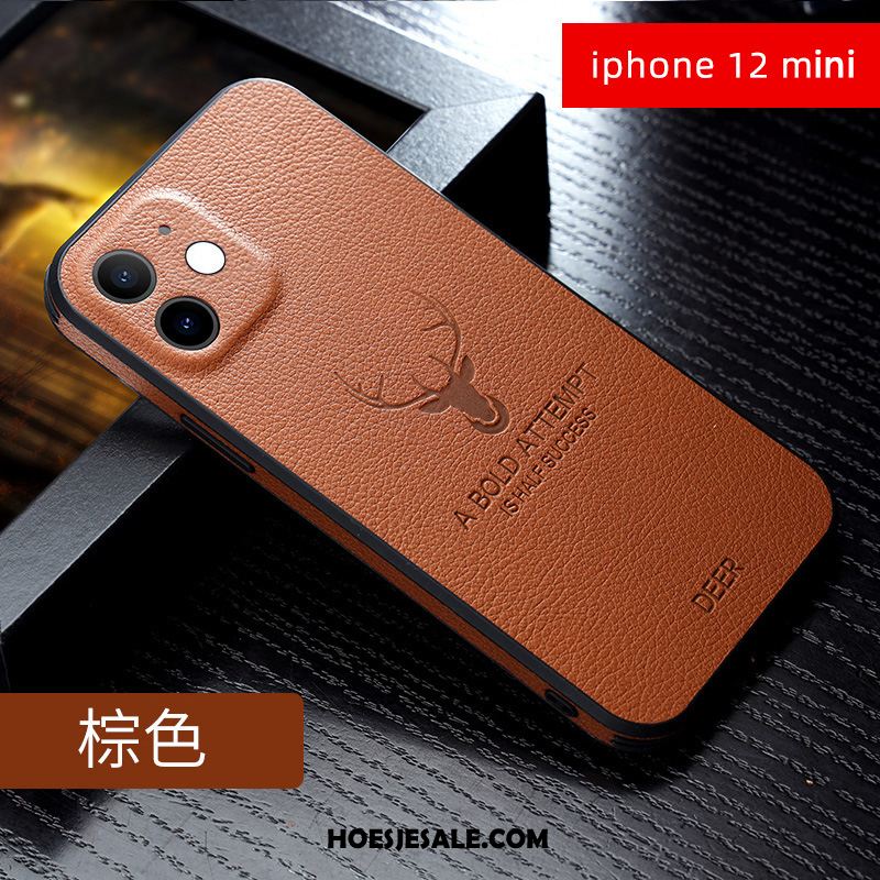 iPhone 12 Mini Hoesje Trendy Merk Eenvoudige Anti-fall Kwaliteit All Inclusive Kopen