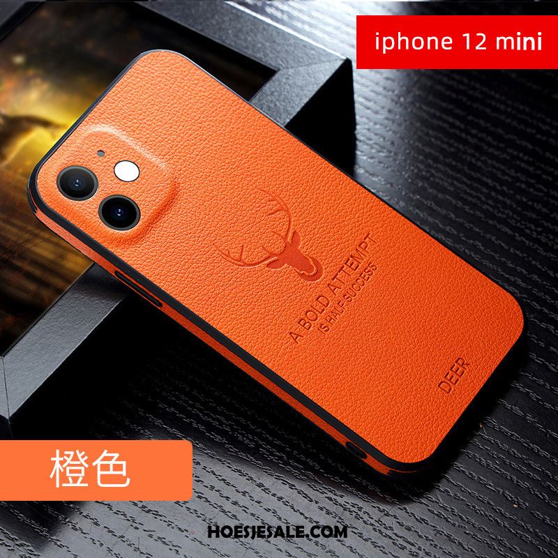 iPhone 12 Mini Hoesje Trendy Merk Eenvoudige Anti-fall Kwaliteit All Inclusive Kopen