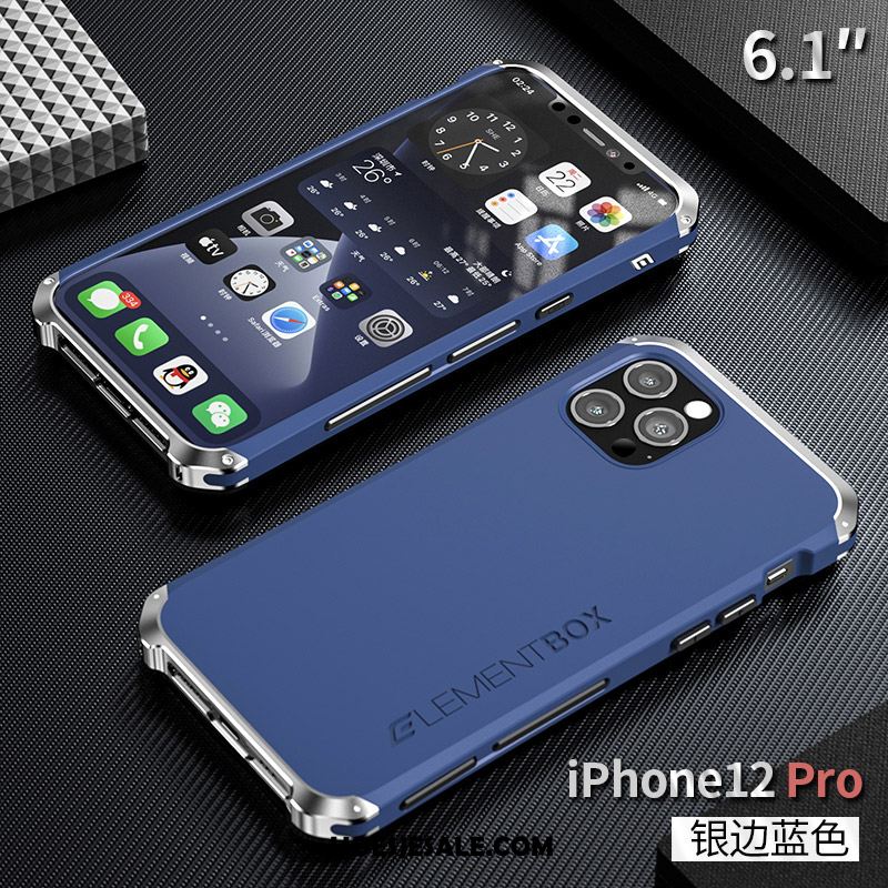 iPhone 12 Pro Hoesje Bescherming Metaal All Inclusive Anti-fall Siliconen Sale