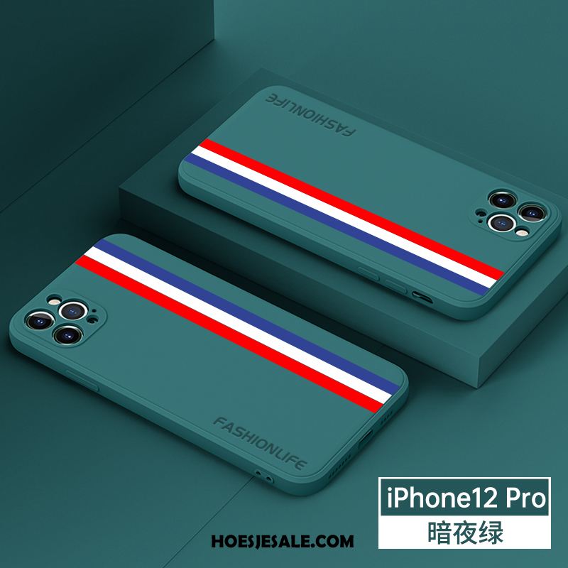 iPhone 12 Pro Hoesje Nieuw Mobiele Telefoon All Inclusive Bescherming Streep Kopen