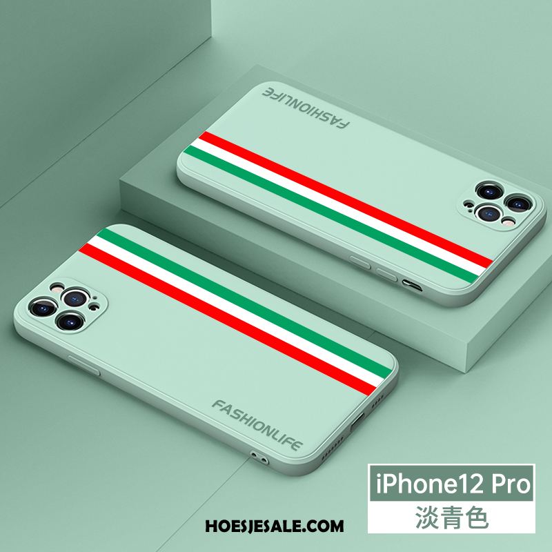 iPhone 12 Pro Hoesje Nieuw Mobiele Telefoon All Inclusive Bescherming Streep Kopen