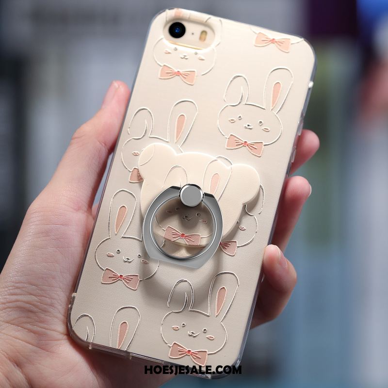 iPhone 5 / 5s Hoesje Anti-fall Groen Zacht Bescherming Elegante Sale