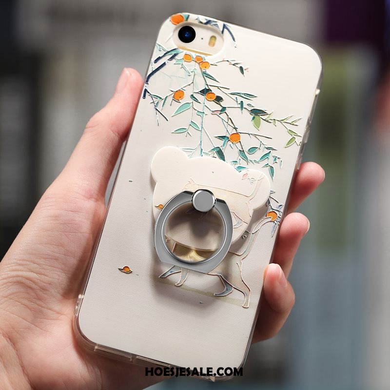 iPhone 5 / 5s Hoesje Anti-fall Groen Zacht Bescherming Elegante Sale