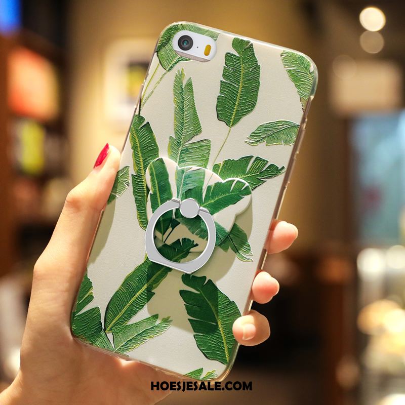 iPhone 5 / 5s Hoesje Anti-fall Groen Zacht Bescherming Elegante Sale