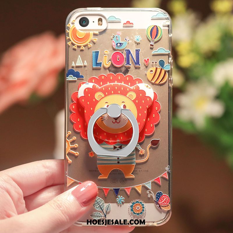 iPhone 5 / 5s Hoesje Anti-fall Groen Zacht Bescherming Elegante Sale