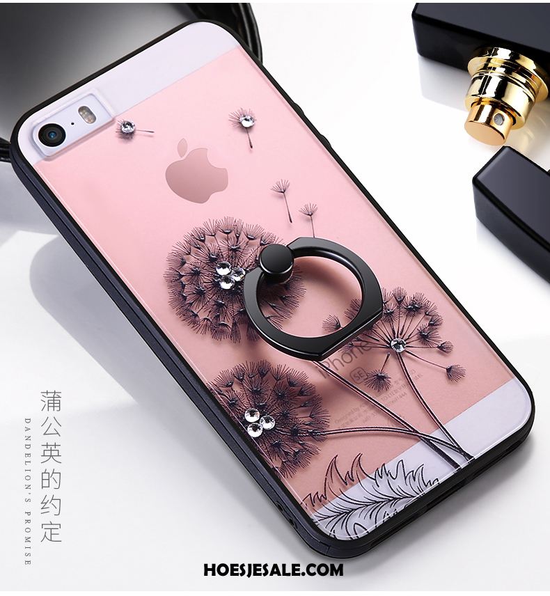 iPhone 5 / 5s Hoesje Anti-fall Persoonlijk Scheppend Mobiele Telefoon Roze Sale