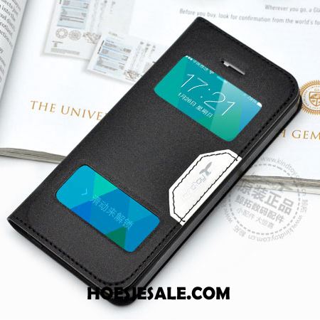 iPhone 5 / 5s Hoesje Bescherming Folio Leren Etui Mobiele Telefoon Winkel