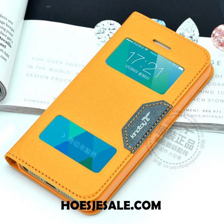 iPhone 5 / 5s Hoesje Bescherming Folio Leren Etui Mobiele Telefoon Winkel