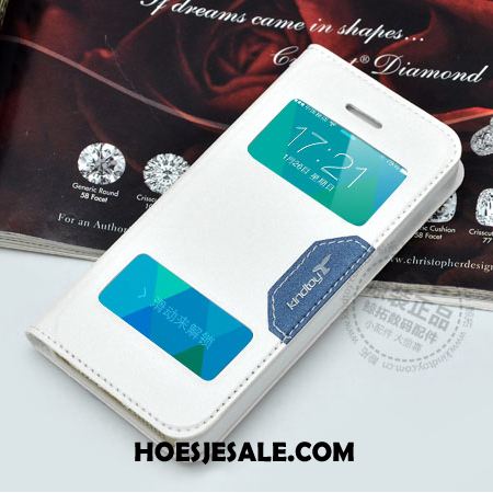 iPhone 5 / 5s Hoesje Bescherming Folio Leren Etui Mobiele Telefoon Winkel