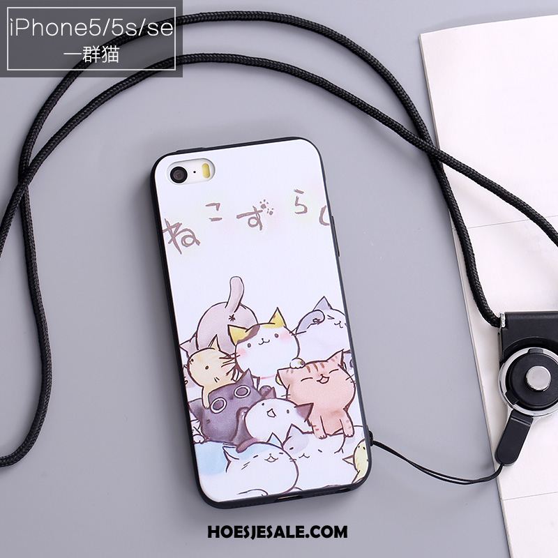 iPhone 5 / 5s Hoesje Bescherming Hoes Siliconen Zwart Mobiele Telefoon Kopen