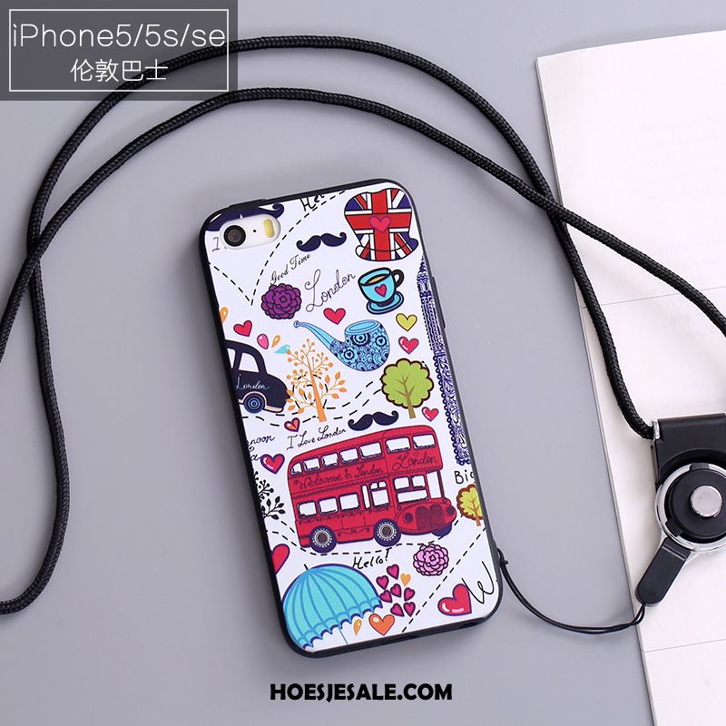 iPhone 5 / 5s Hoesje Bescherming Hoes Siliconen Zwart Mobiele Telefoon Kopen