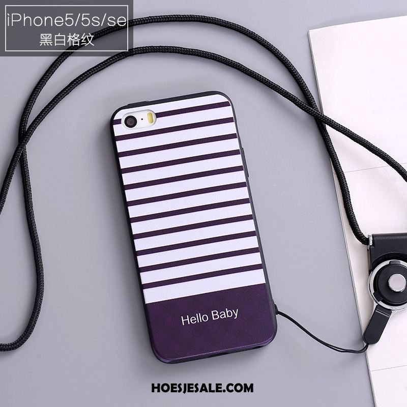 iPhone 5 / 5s Hoesje Bescherming Hoes Siliconen Zwart Mobiele Telefoon Kopen