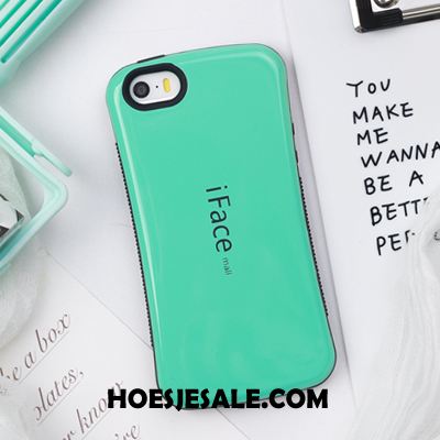 iPhone 5 / 5s Hoesje Blauw All Inclusive Anti-fall Siliconen Lovers Online