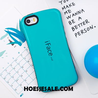 iPhone 5 / 5s Hoesje Blauw All Inclusive Anti-fall Siliconen Lovers Online