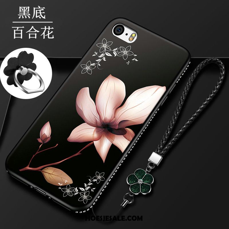 iPhone 5 / 5s Hoesje Bloemen Bescherming Trend Hoes Mobiele Telefoon Goedkoop