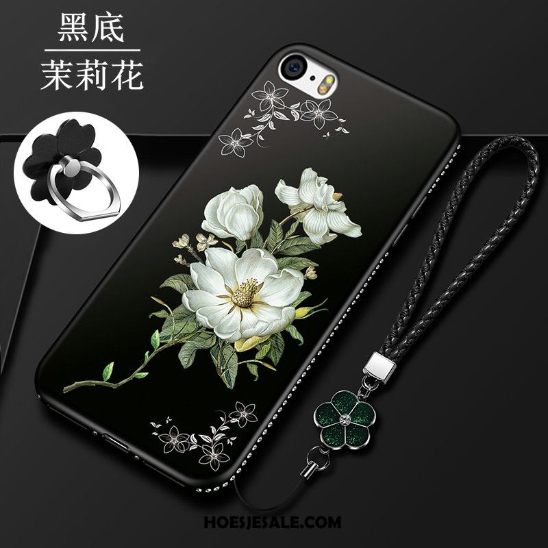 iPhone 5 / 5s Hoesje Bloemen Bescherming Trend Hoes Mobiele Telefoon Goedkoop