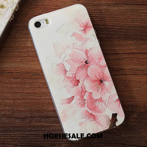 iPhone 5 / 5s Hoesje Eenvoudige All Inclusive Wit Mobiele Telefoon Hoes Winkel