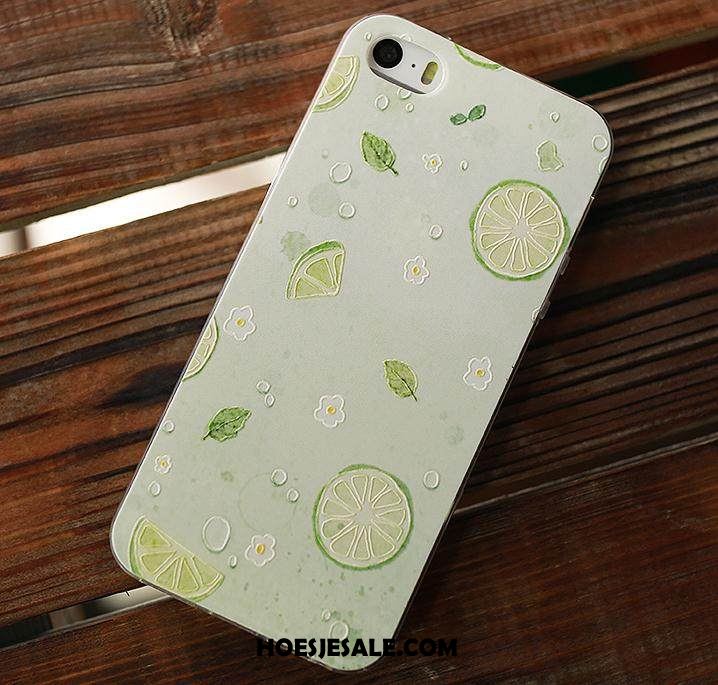 iPhone 5 / 5s Hoesje Eenvoudige All Inclusive Wit Mobiele Telefoon Hoes Winkel