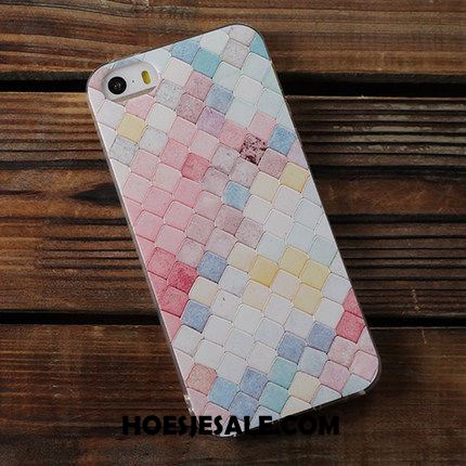 iPhone 5 / 5s Hoesje Eenvoudige All Inclusive Wit Mobiele Telefoon Hoes Winkel