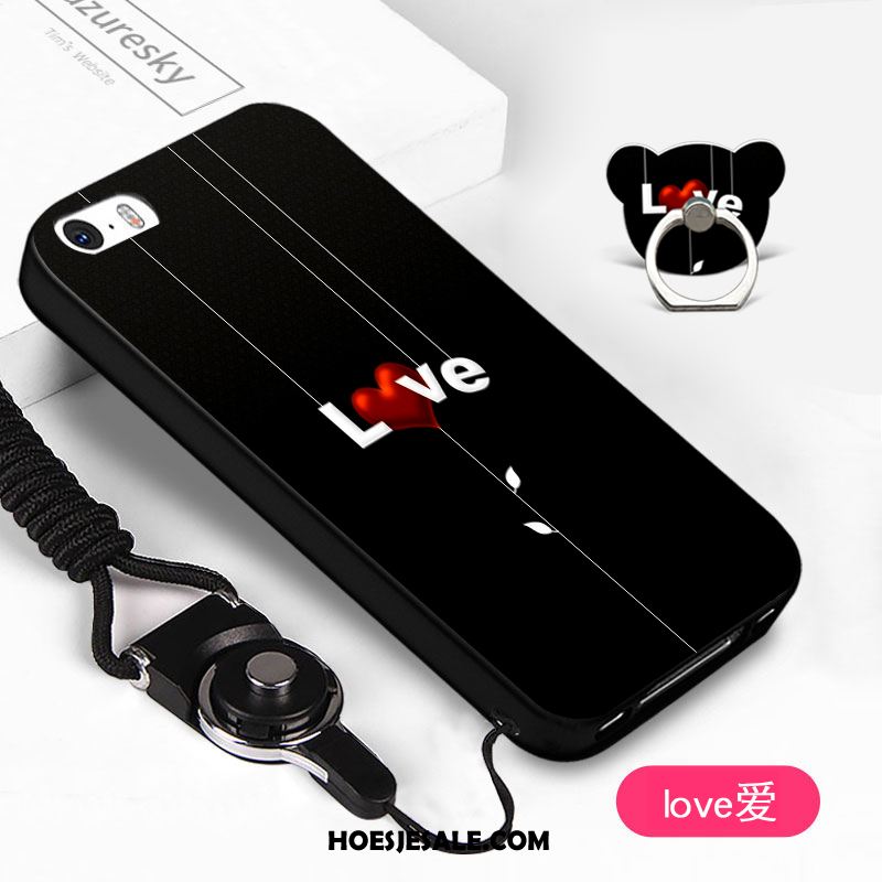 iPhone 5 / 5s Hoesje Hanger Mobiele Telefoon Zwart Eenvoudige Hoes Kopen