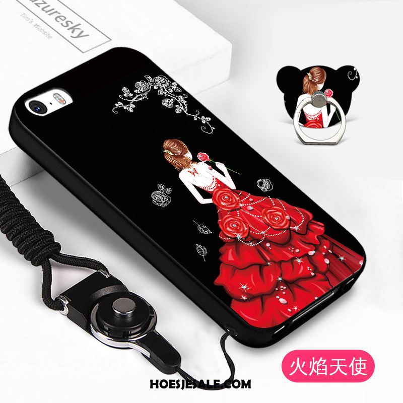 iPhone 5 / 5s Hoesje Hanger Mobiele Telefoon Zwart Eenvoudige Hoes Kopen