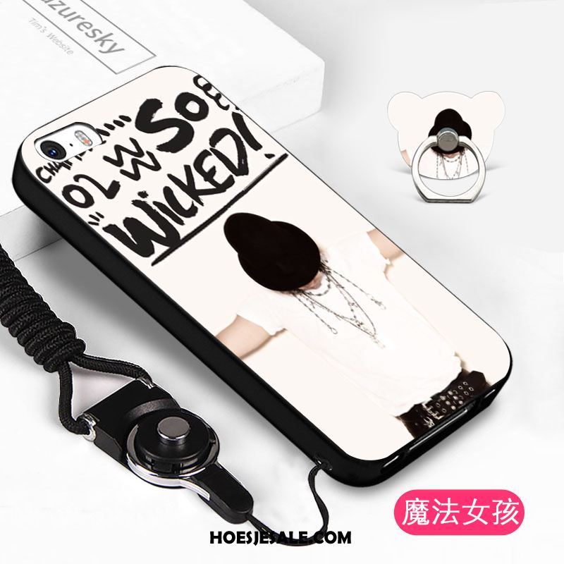 iPhone 5 / 5s Hoesje Hanger Mobiele Telefoon Zwart Eenvoudige Hoes Kopen