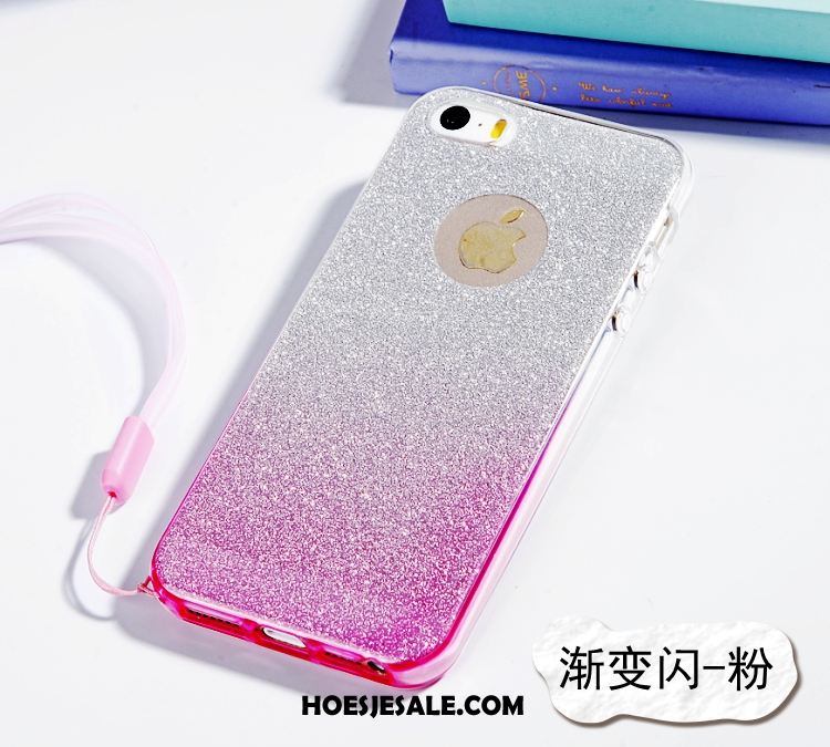 iPhone 5 / 5s Hoesje Hoes Anti-fall Hanger Purper Zacht Aanbiedingen