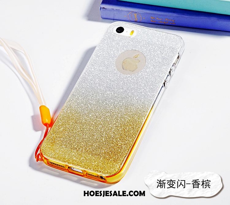 iPhone 5 / 5s Hoesje Hoes Anti-fall Hanger Purper Zacht Aanbiedingen