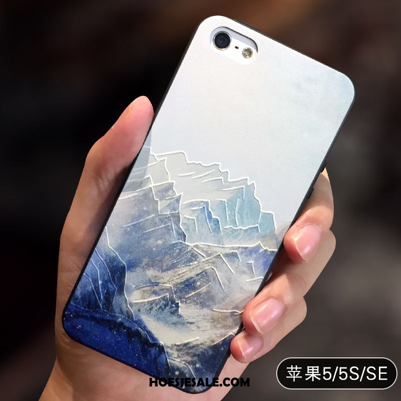 iPhone 5 / 5s Hoesje Hoes Chinese Stijl Mobiele Telefoon Siliconen Scheppend Kopen