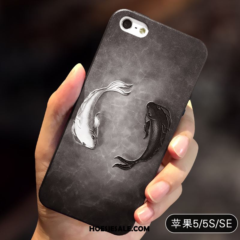 iPhone 5 / 5s Hoesje Hoes Chinese Stijl Mobiele Telefoon Siliconen Scheppend Kopen