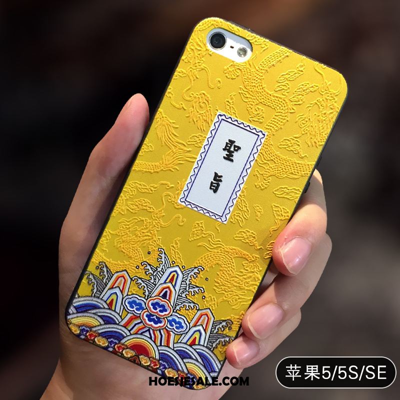 iPhone 5 / 5s Hoesje Hoes Chinese Stijl Mobiele Telefoon Siliconen Scheppend Kopen