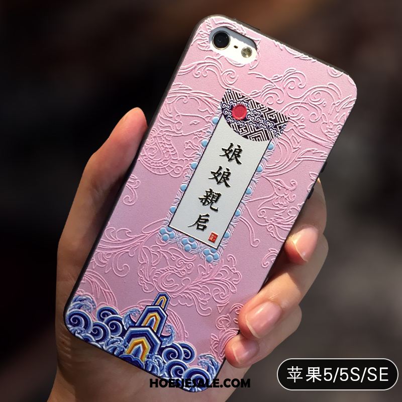 iPhone 5 / 5s Hoesje Hoes Chinese Stijl Mobiele Telefoon Siliconen Scheppend Kopen